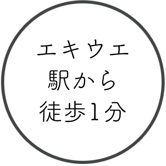 駅から徒歩１分